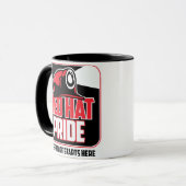 RED HAT-STOLZ TASSE (Vorderseite Links)