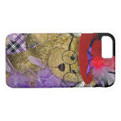 Red Hat Teddy Bear Case-Mate iPhone Hülle (Rückseite (Horizontal))