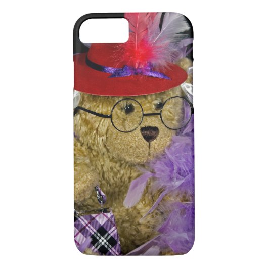 Red Hat Teddy Bear Case-Mate iPhone Hülle (Rückseite)