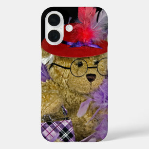 Red Hat Teddy Bear iPhone 16 Hülle