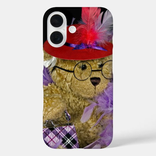 Red Hat Teddy Bear Case-Mate iPhone Hülle (Rückseite)