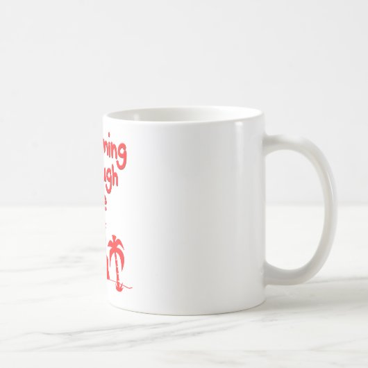 Red Hawaain Ukulele Uke Tropical Surf Design Kaffeetasse (Rechts)