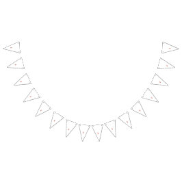 Red Hawaiian Hibiskus mit detaillierten Blättern u Wimpelkette