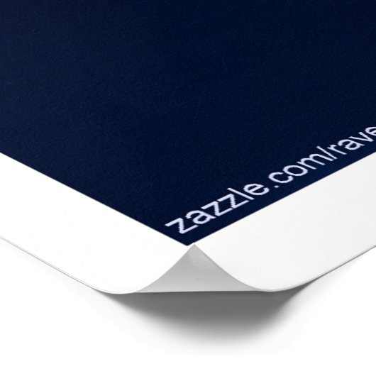 RED HAWK MOON II Art Poster (Ecke)