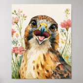 Red Hawk Vintage Poster (Vorne)