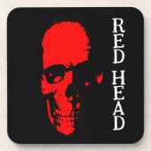 Red Head Getränkekasten Getränkeuntersetzer (Vorderseite)