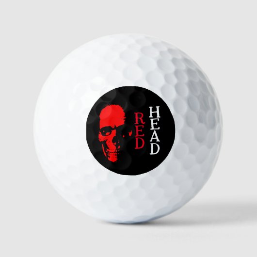 Red Head Golf Ball (Vorderseite)