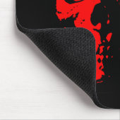 Red Head Mouse Pad Mousepad (Ecke)