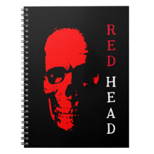 Red Head Notebook Notizblock