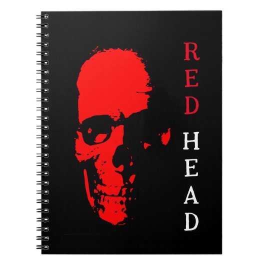 Red Head Notebook Notizblock (Vorderseite)