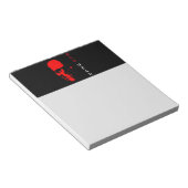 Red Head Notepad Notizblock (angewinkelt)