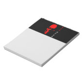 Red Head Notepad Notizblock (Rotiert)