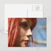 Red Head Postkarte (Vorne/Hinten)