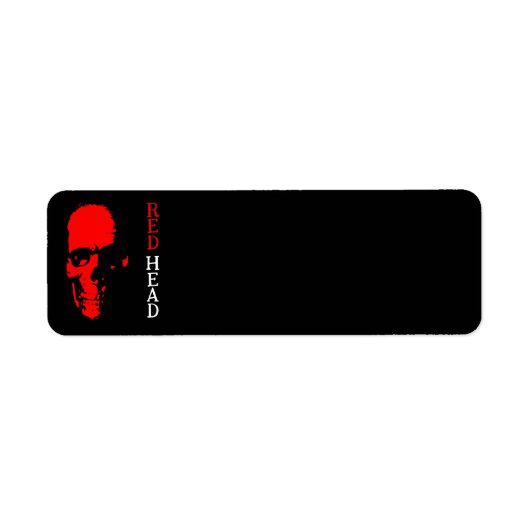 Red Head Rücksendeadresse (Vorne)