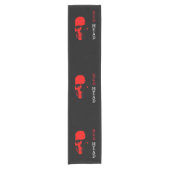 Red Head Table Runner Kurzer Tischläufer (Vorderseite)