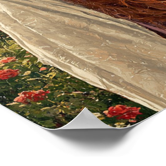 Red Headed Beauty Poster (Ecke)