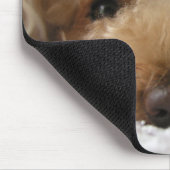 Red Headed Poodle Mousepad (Ecke)