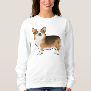 Red Headed Tricolor Pembroke Welsh Corgi Niedlich  Sweatshirt