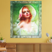 Red Headed Woman von Pearl Frush Brudon Leinwanddruck (Insitu (Wohnzimmer))