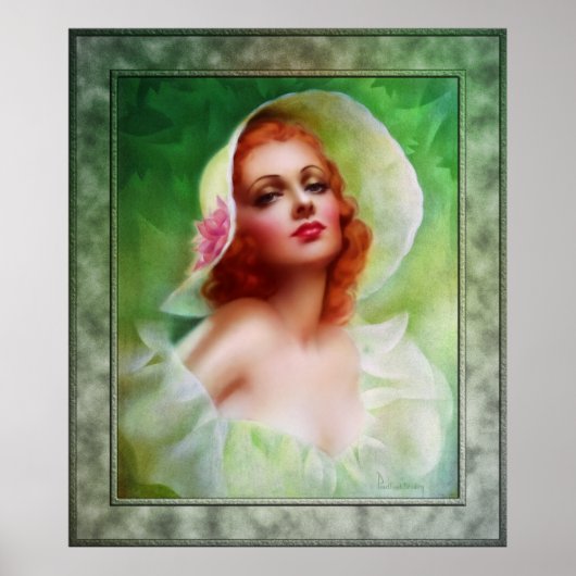 Red Headed Woman von Pearl Frush Brudon Poster (Vorne)