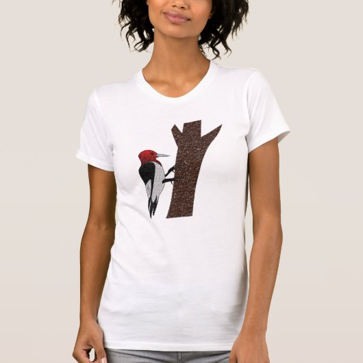 Red Headed Woodpecker T-Shirt (Vorderseite)