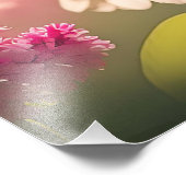 Red Header Buff Chested Warbler Fantasy Bird Fotodruck (Ecke)