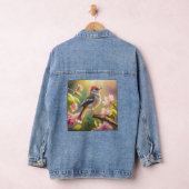 Red Header Buff Chested Warbler Fantasy Bird Jeansjacke (Hangar)