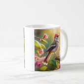 Red Header Buff Chested Warbler Fantasy Bird Kaffeetasse (VorderseiteRechts)