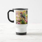Red Header Buff Chested Warbler Fantasy Bird Reisebecher (Links)