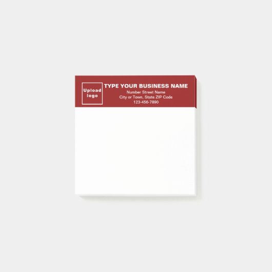 Red Heading White Square Beitrag Notiz (Vorderseite)