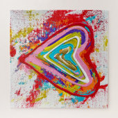 Red Heart 20 x 20 Puzzle (Horizontal)