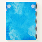 Red heart angel black wings notizblock (Rückseite)