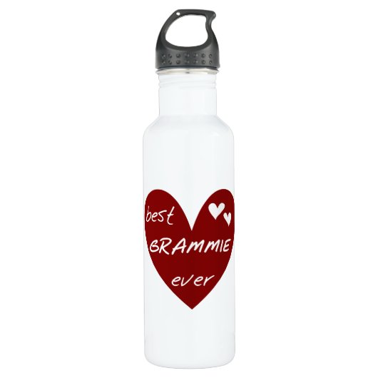 Red Heart Best Grammie Ever Liberty Trinkflasche (Vorderseite)