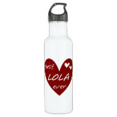 Red Heart Best Lola Ever Liberty Trinkflasche (Vorderseite)