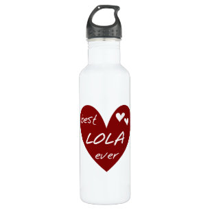 Red Heart Best Lola Ever Liberty Trinkflasche
