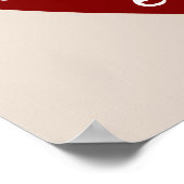 Red Heart Best Lola Ever T - Shirt und Geschenke Poster (Ecke)