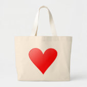 Red Heart Budget Tasche (Vorne)