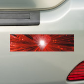 Red Heart bumper sticker Autoaufkleber (Auf Auto)