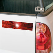 Red Heart bumper sticker Autoaufkleber (Auf Lkw)