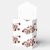 Red Heart Butterfells Pattern Gefälligkeitsbox Geschenkschachtel (Geöffnet)