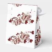 Red Heart Butterfells Pattern Gefälligkeitsbox Geschenkschachtel (Rückseite)