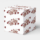 Red Heart Butterfells Pattern Herz-Gefälligkeit Bo Geschenkschachtel (Rückseite)