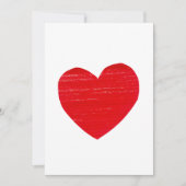 Red Heart Card Einladung (Vorderseite)