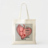 Red Heart CNA Nurse Tote Bag Tragetasche (Vorne)