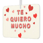 Red Heart Confetti Te Quiero Mucho 3d Letters Autolufterfrischer (Links)