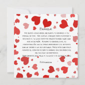 Red Heart Confetti TQM 3D Briefe (Rückseite)