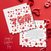 Red Heart Confetti TQM 3D Briefe