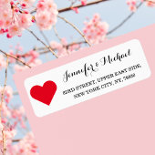 Red Heart Custom Elegante Wedding Valentinstag