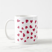 Red Heart Doodles Tasse (Links)