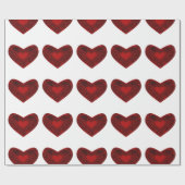 Red Heart Geschenkpapier (Flach)